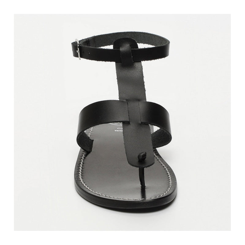 Sol Blanco - Sandalias Trisha - Negro Buff - Negro