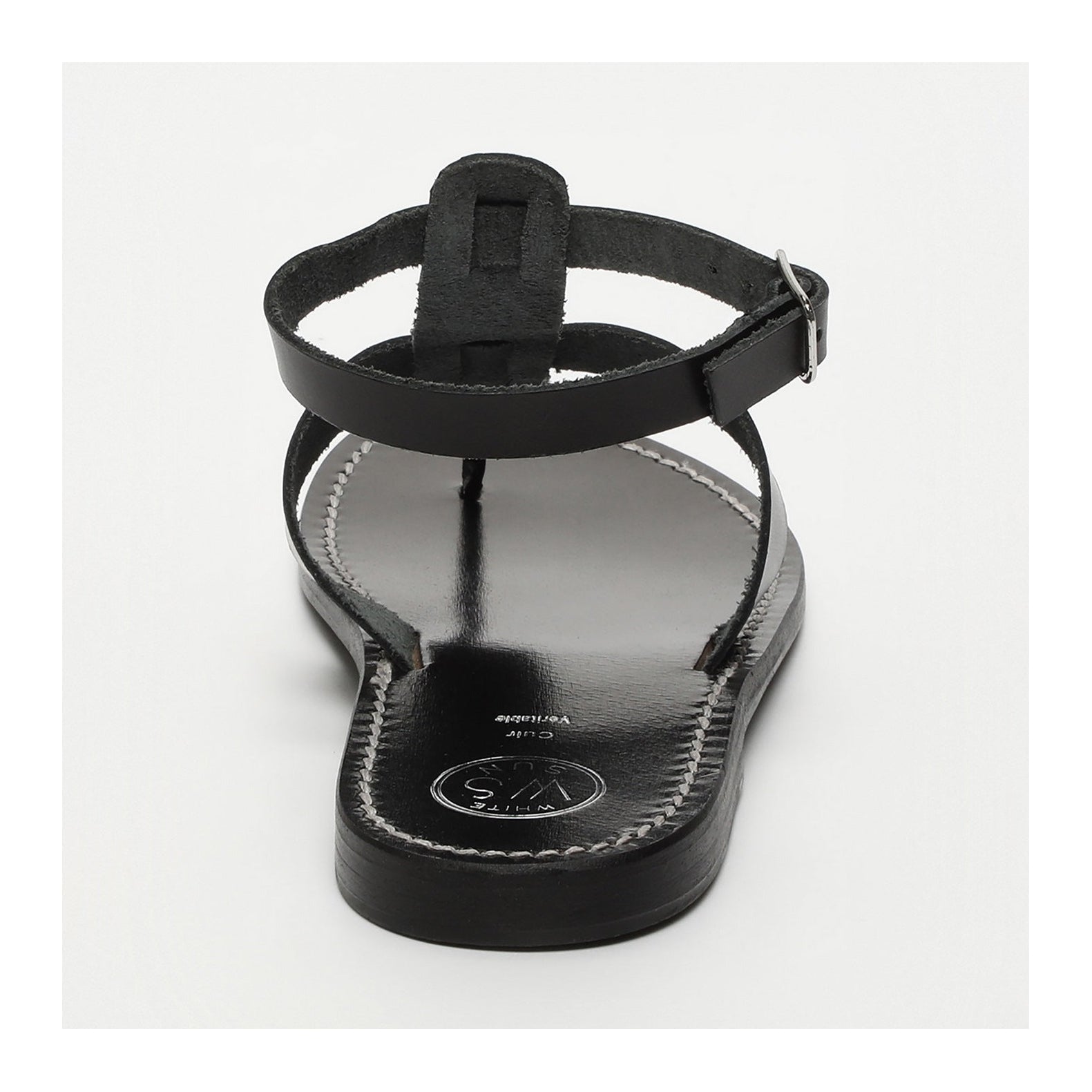 White Sun - Trisha Sandals - Black Buff - Black