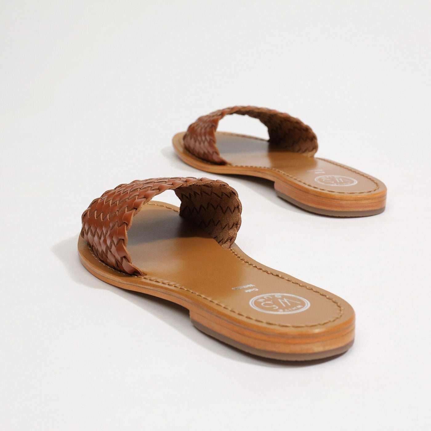 White Sun - Candida Mules - Camel Buff (Tresse 8B) - Camel