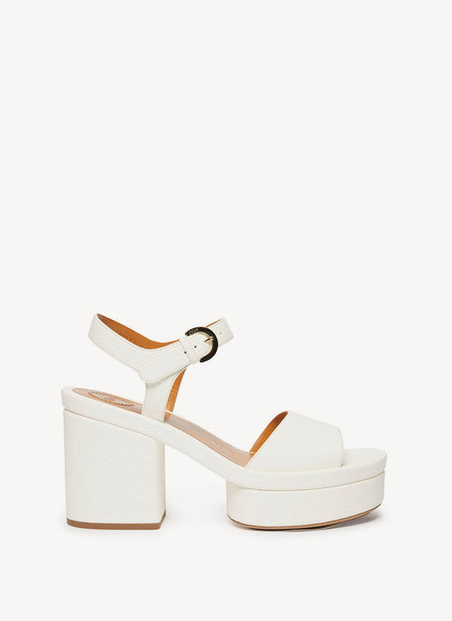 Chloe - Sandales Compensées Odina - White - Femme