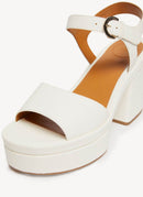 Chloe - Sandales Compensées Odina - White - Femme