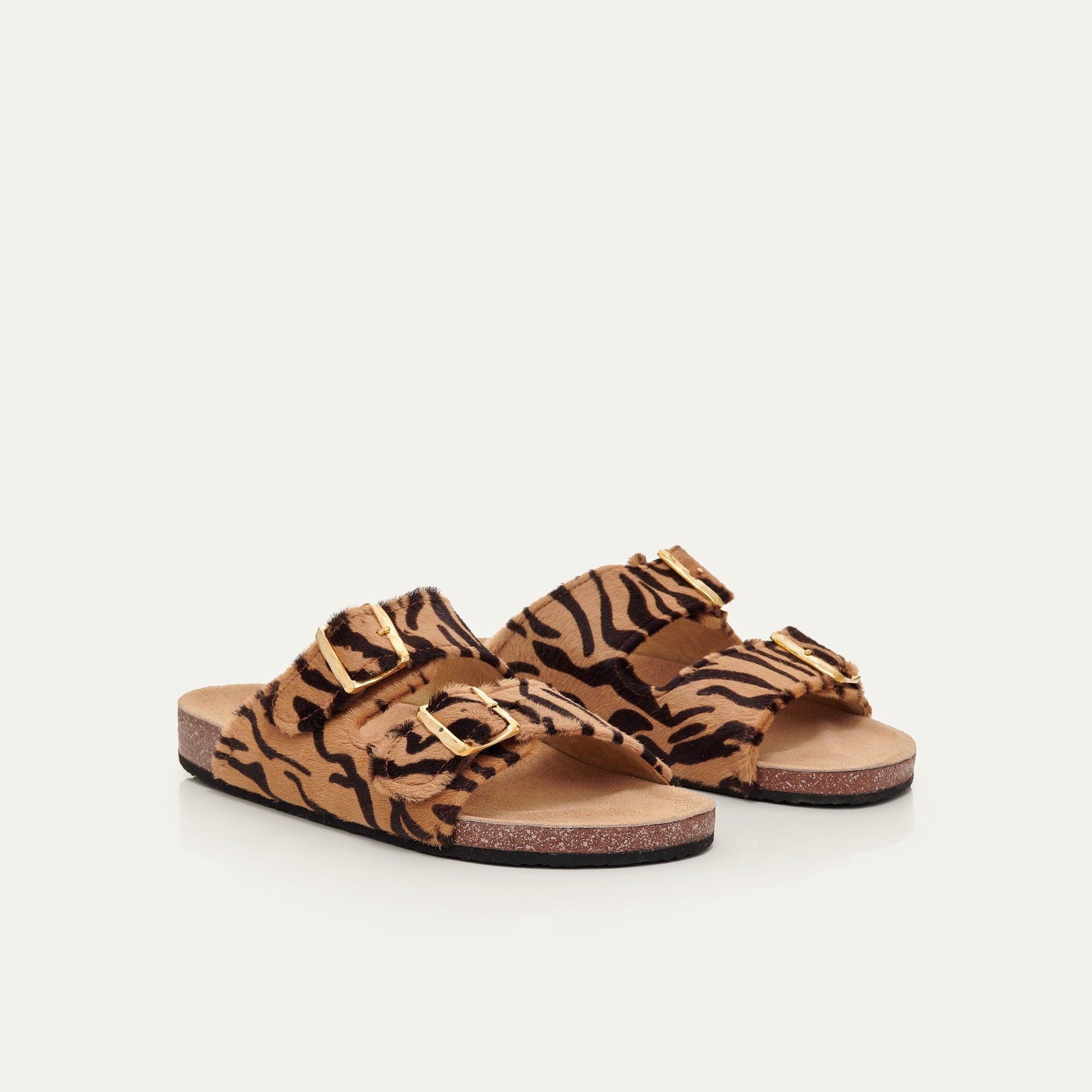 Sandales Cuir Imprime Odette Tora