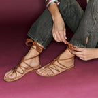 Sandales Cuir Marine Moka