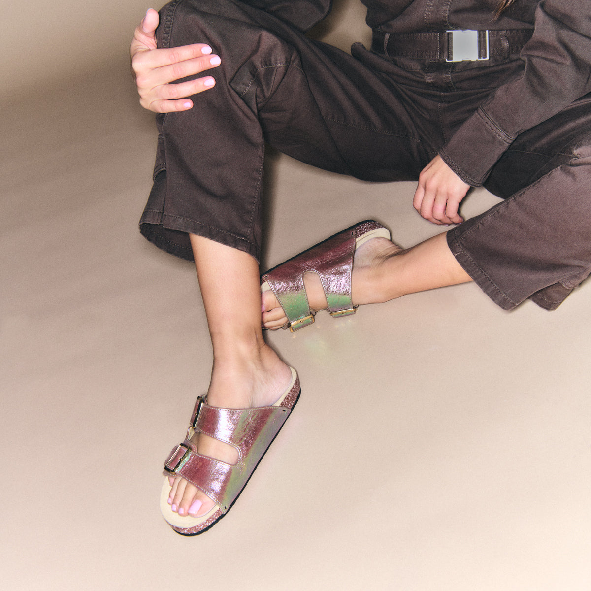 Sandales Cuir Odette Lune