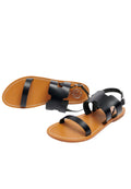 White Sun - Davitza Sandals - Black Buff - Black
