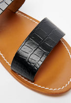 Sandales Diletta - Black Croco