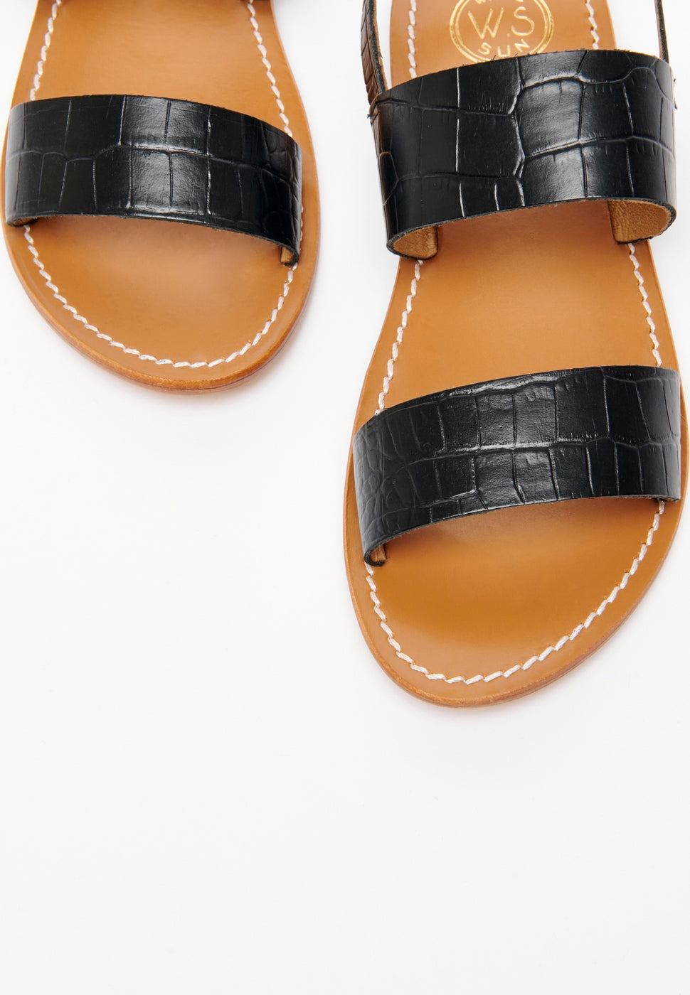 Sandales Diletta - Black Croco