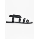 White Sun - Sandalias Ahoura - Black Buff - Negro