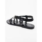 White Sun - Ahoura Sandals - Black Buff - Black