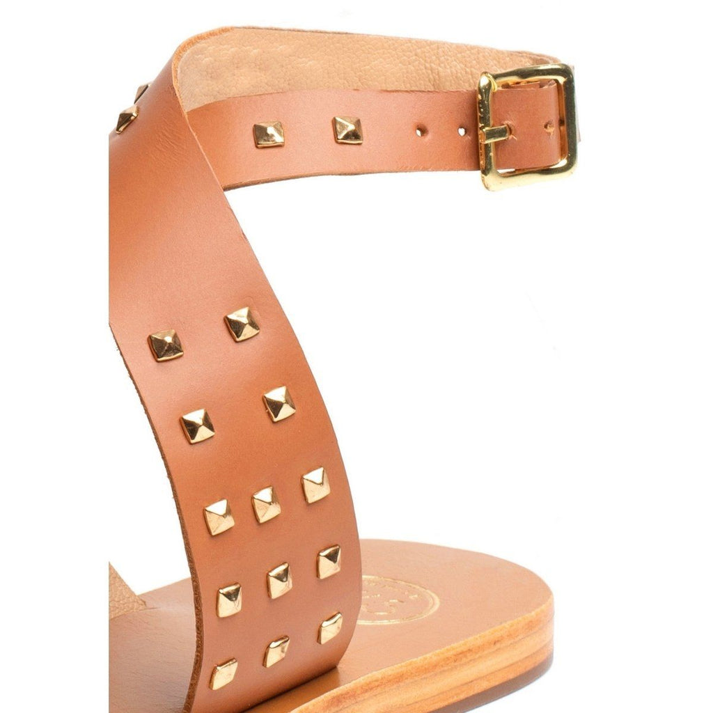 White Sun - Aida Toe-Post Sandals - Camel - Women