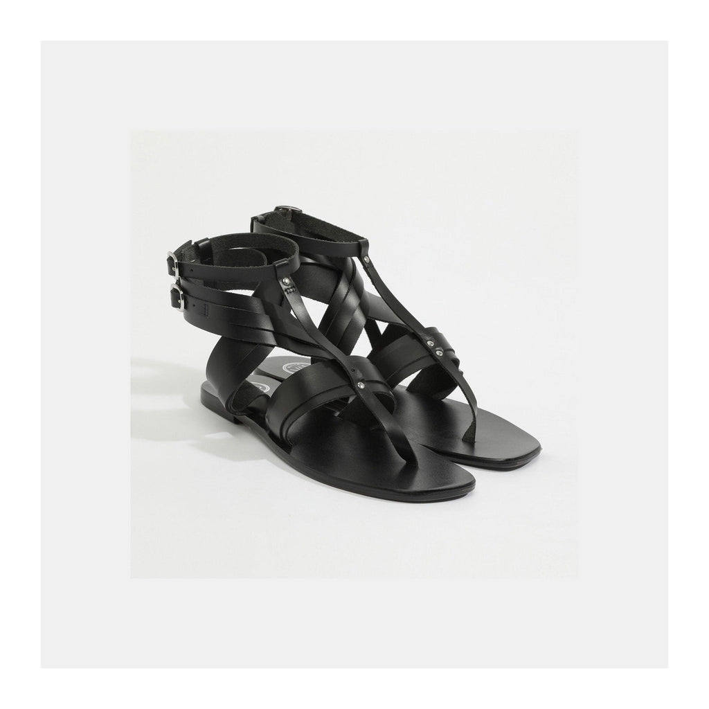 White Sun - Sandalias Anvert - Black Buff - Negro