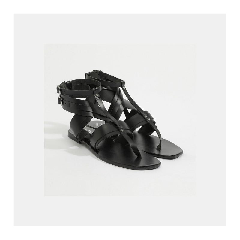 White Sun - Sandales Anvert - Black Buff - Black