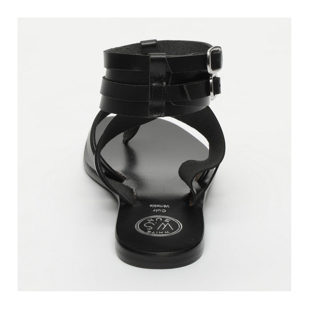 White Sun - Sandalias Anvert - Black Buff - Negro