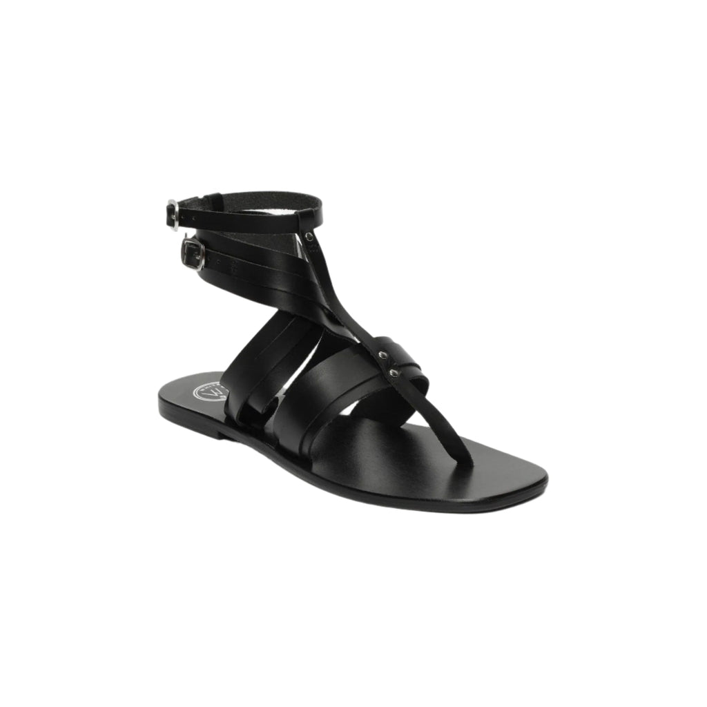 White Sun - Sandalias Anvert - Black Buff - Negro