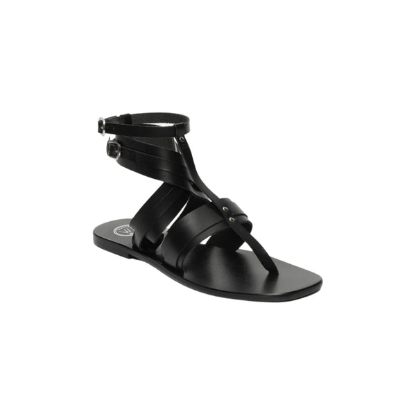 White Sun - Anvert Sandals - Black Buff - Black