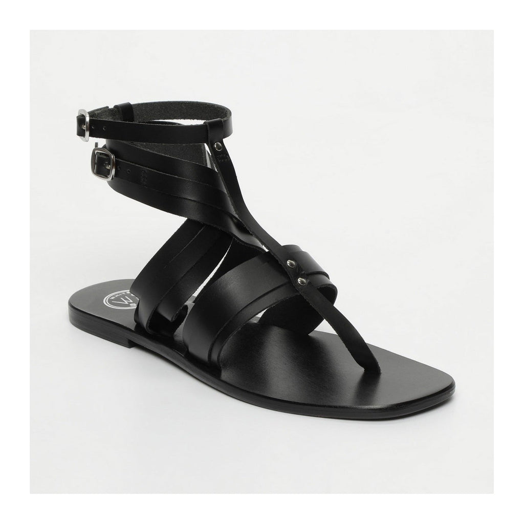 White Sun - Sandalias Anvert - Black Buff - Negro