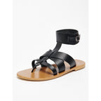 White Sun - Aydin Toe-Post Sandals - Black - Women