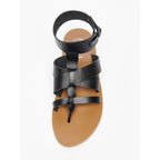 White Sun - Aydin Toe-Post Sandals - Black - Women