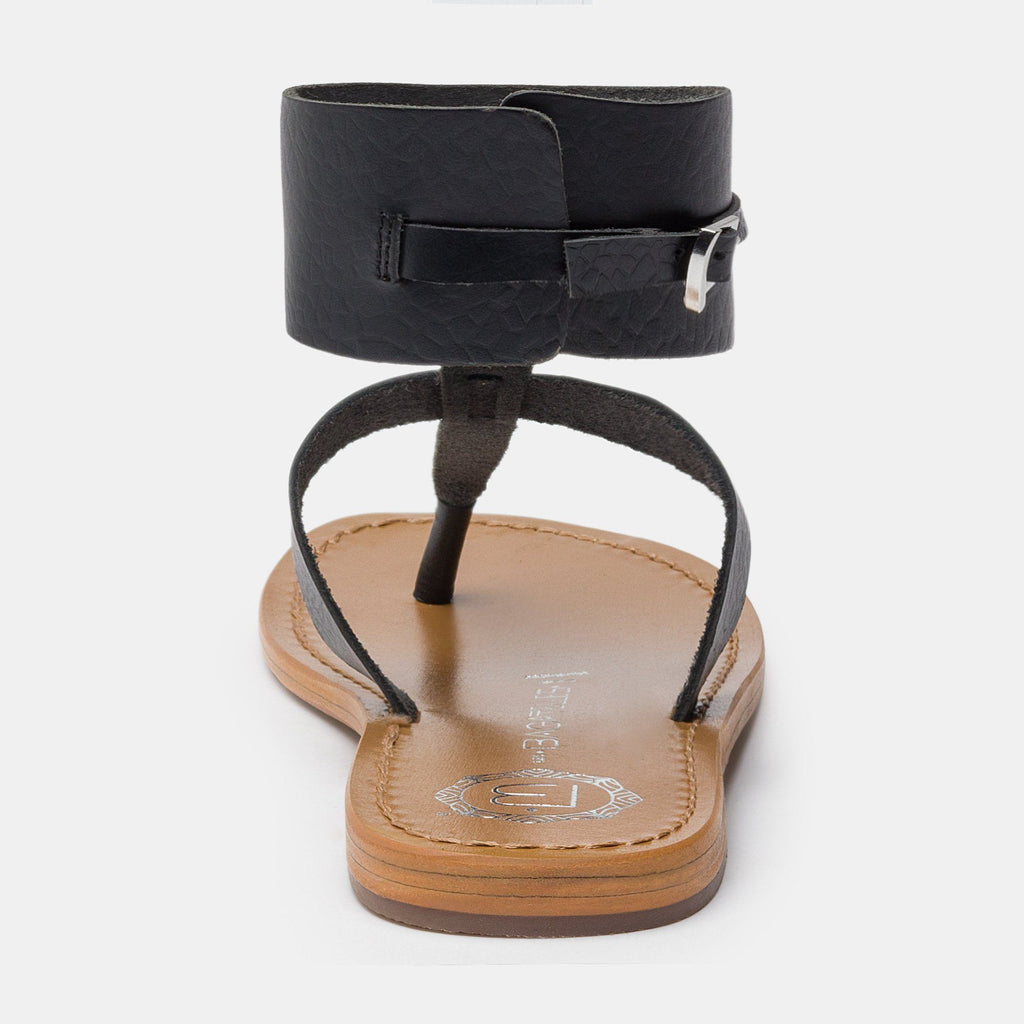 Les Bagatelles - Brooklyn Toe Strap Sandals - Black
