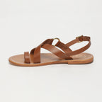 White Sun - Sandales Devakali - Camel Buff - Camel