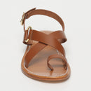 White Sun - Sandales Devakali - Camel Buff - Camel