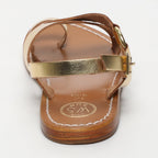 White Sun - Devakali Sandals - Dark Gold Buff - Dark Gold