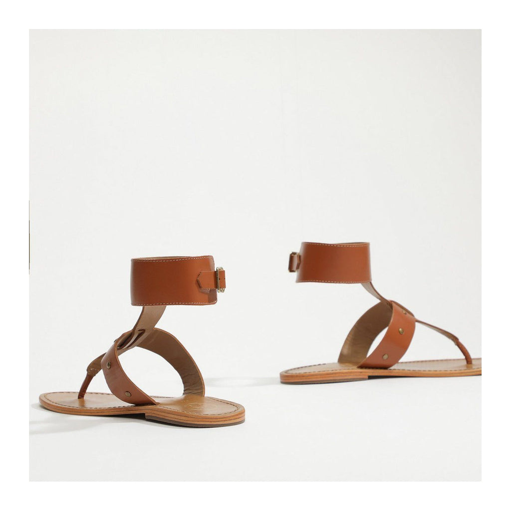 White Sun - Leanira Sandals - Brown Buff - Brown