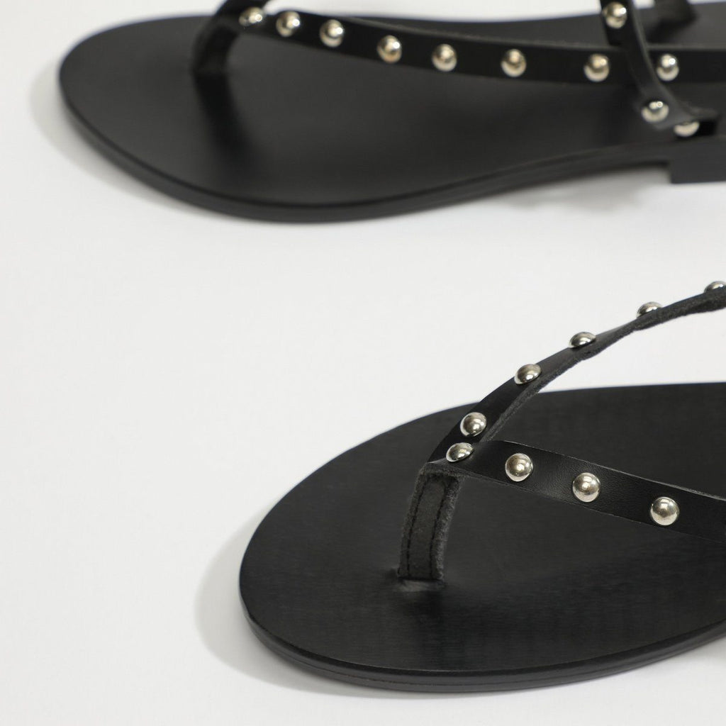 White Sun - Sandales Melona - Black Buff - Black