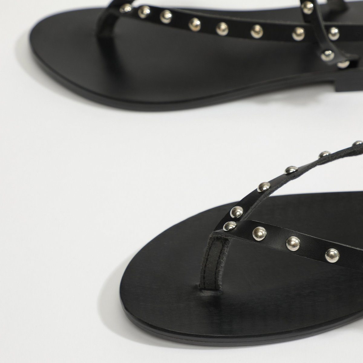 White Sun - Sandales Melona - Black Buff - Black