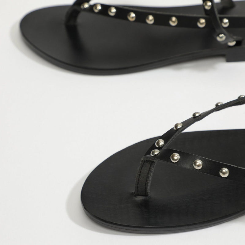 White Sun - Sandales Melona - Black Buff - Black