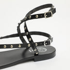 White Sun - Sandales Melona - Black Buff - Black