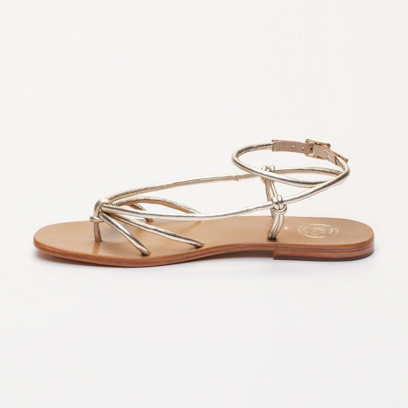 White Sun - Sandales Entre-Doigts Naya - Or - Femme