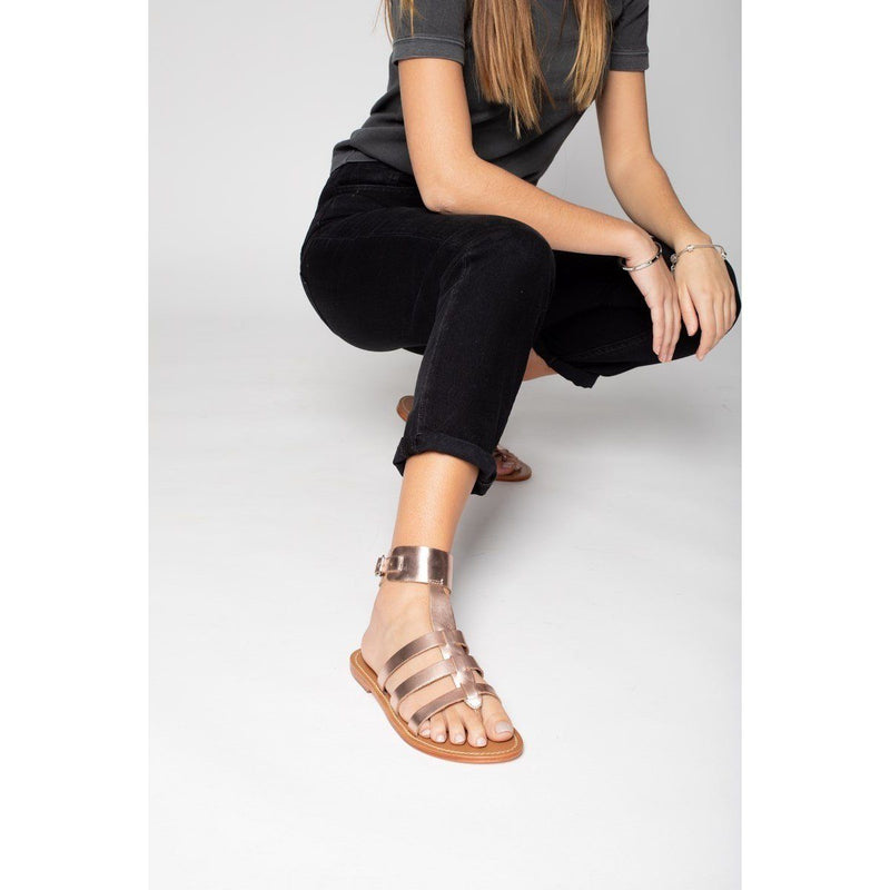 White Sun - Sandales Entre-Doigts Noblessa - Or Rose - Femme