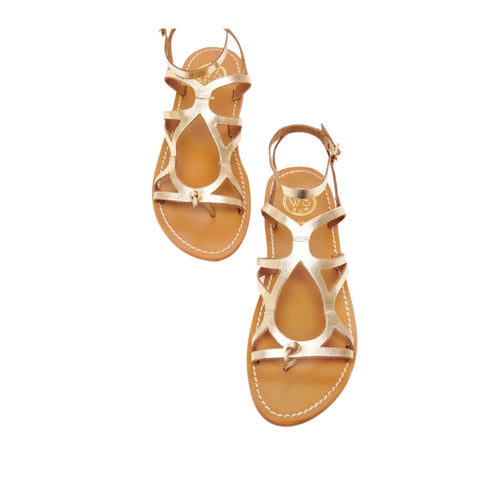 White Sun - Sobral Dark Gold Sandals