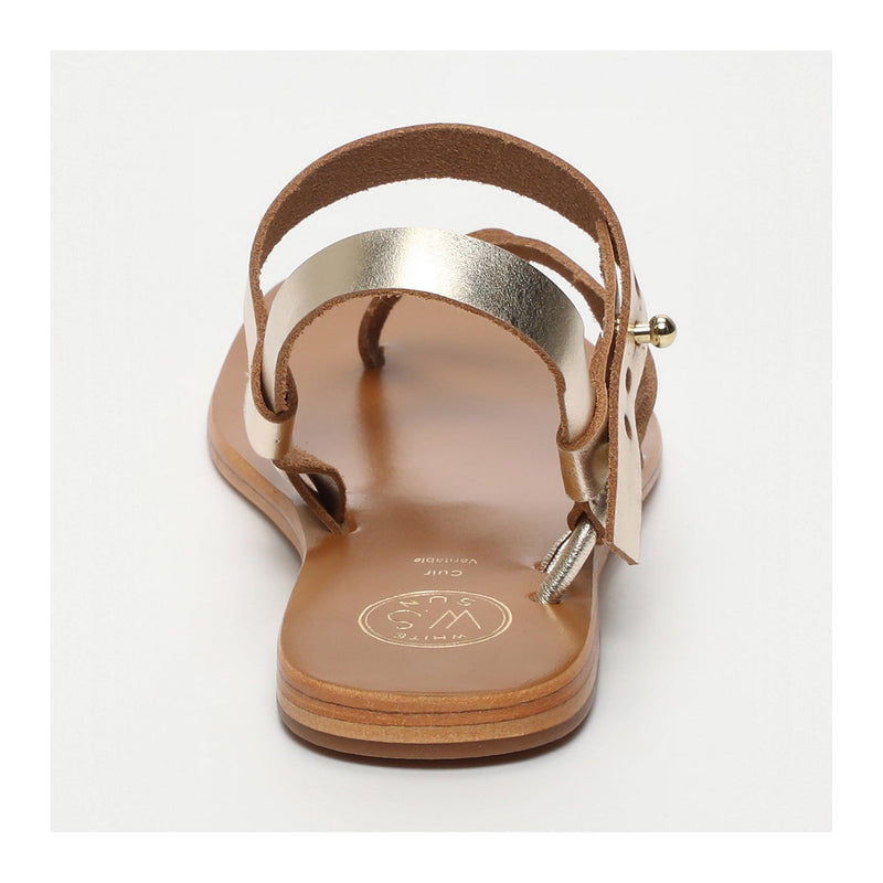 White Sun - Sandalias Taylor Toe-Toe - Dorado - Mujer