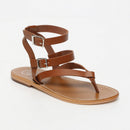 White Sun - Sandales Thea - Camel Buff - Camel