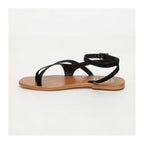 White Sun - Tinley Toe-Post Sandals - Black - Women
