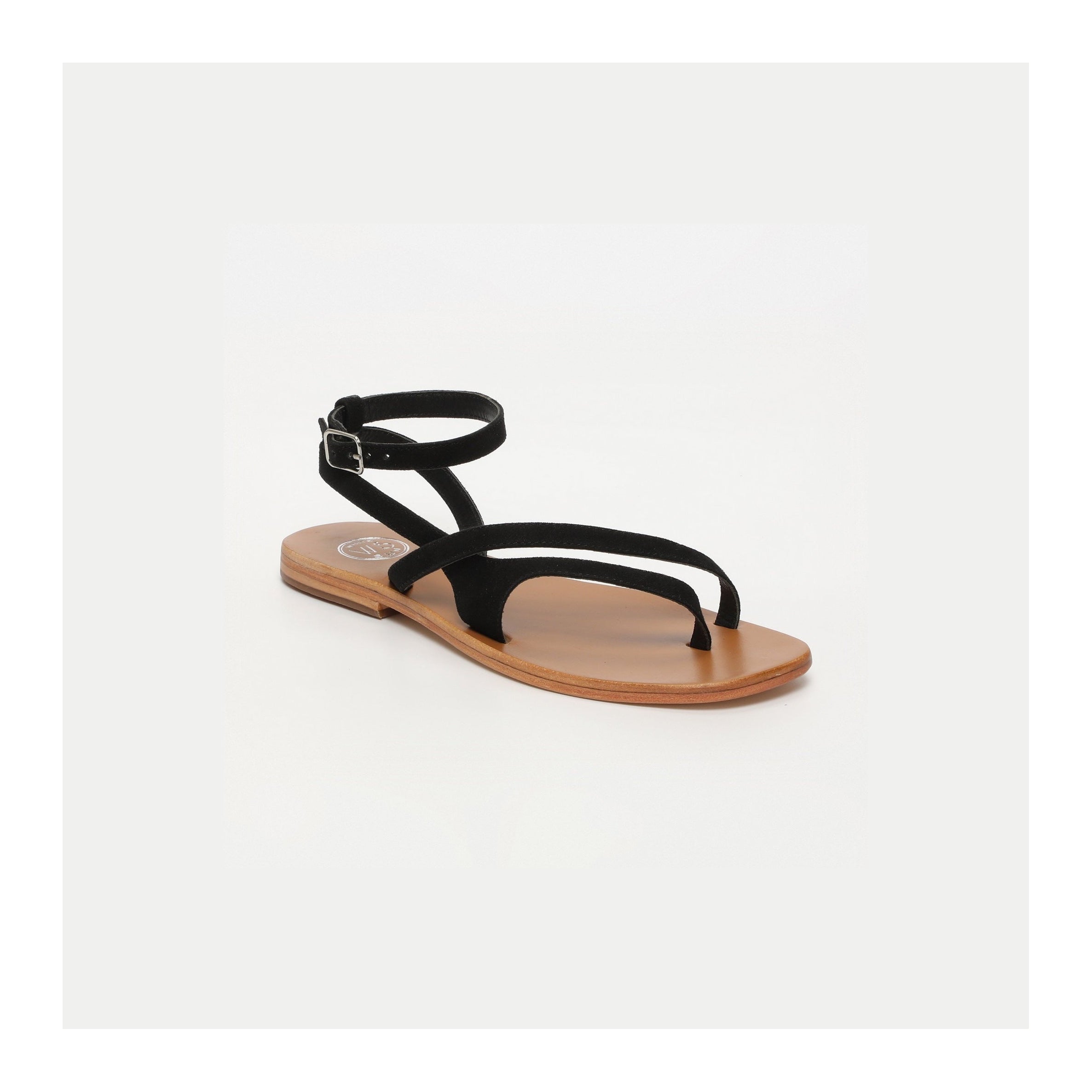 White Sun - Tinley Toe-Post Sandals - Black - Women