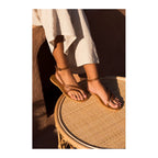 White Sun - Tinley Sandals - Camel Goat Leather - Camel