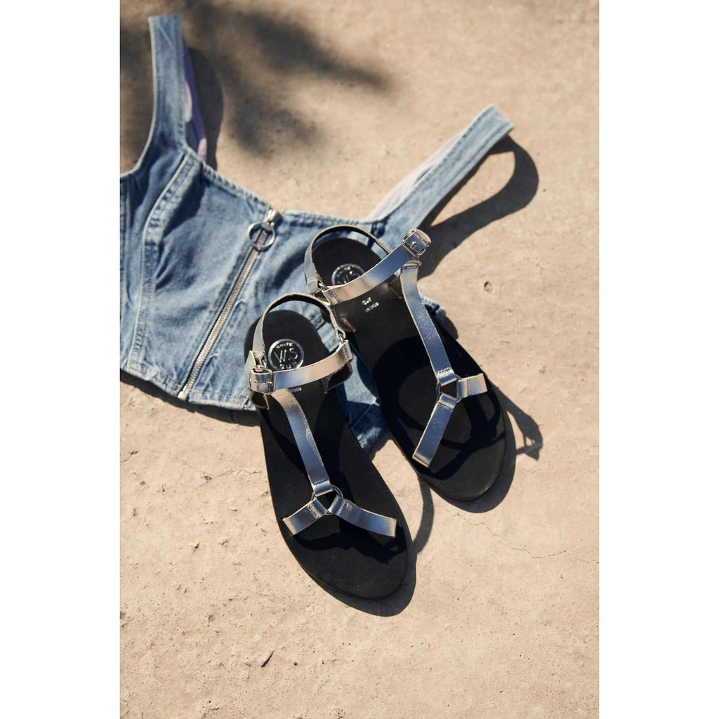 White Sun - Essential Sandals Adel - Silver - Women