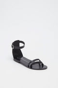 Les Bagatelles - Sandalias Esenciales Bleecker - Negro/Estampado animal