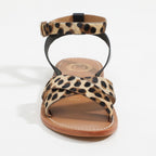 Les Bagatelles - Sandalias Brione - Negro y Leopardo