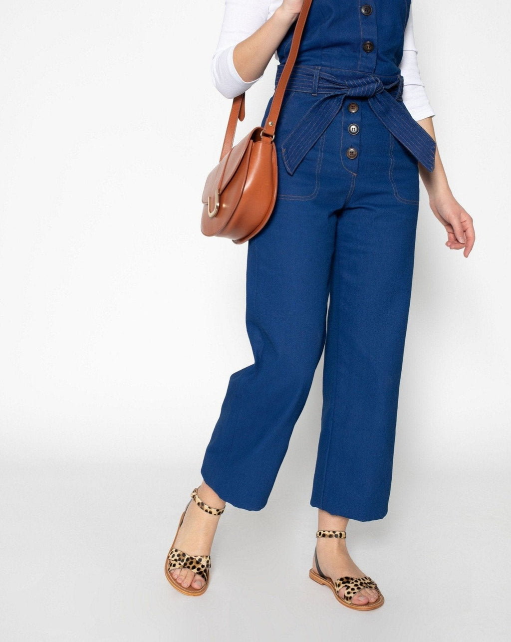 Les Bagatelles - Sandalias Brione - Negro y Leopardo