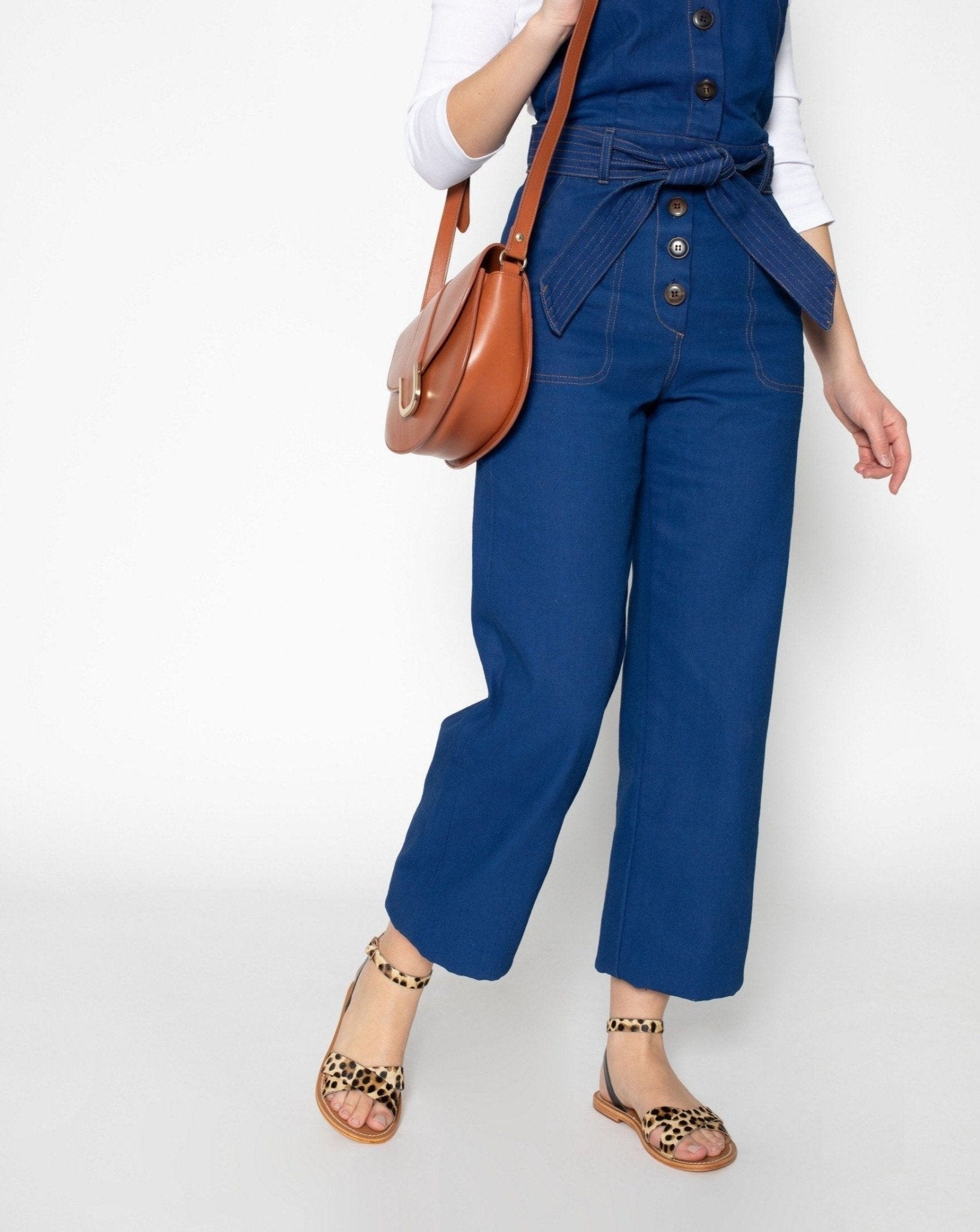 Les Bagatelles - Sandalias Brione - Negro y Leopardo