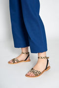 Les Bagatelles - Sandalias Brione - Negro y Leopardo