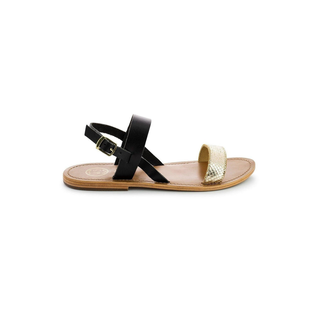 White Sun - Sandalias esenciales Bursa - Negro Oro
