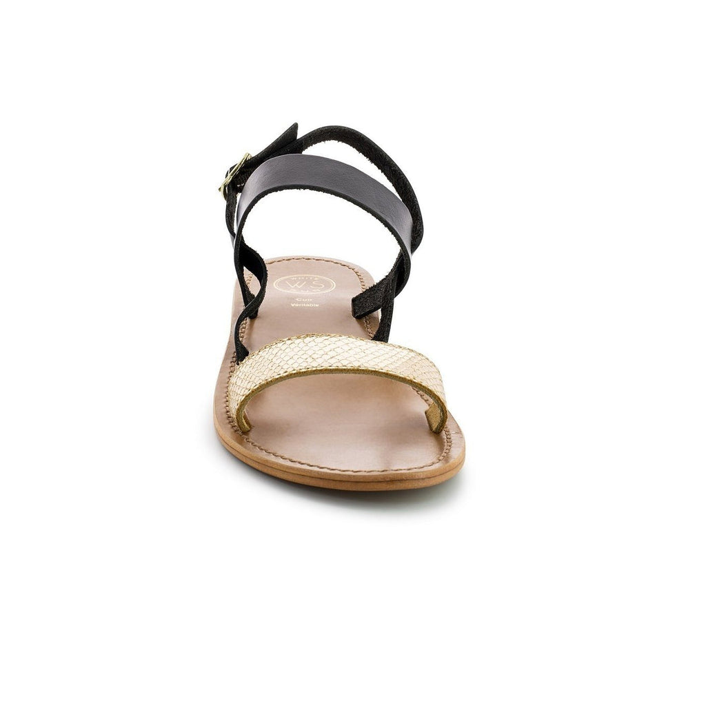 White Sun - Sandalias esenciales Bursa - Negro Oro