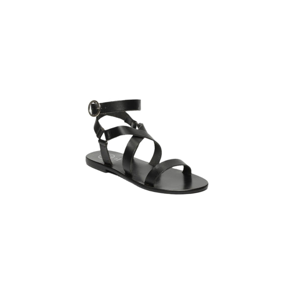White Sun - Sandales Charel - Black Buff - Black