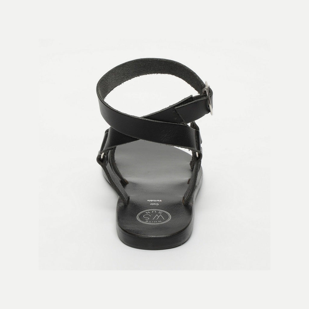 White Sun - Charel Sandals - Black Buff - Black