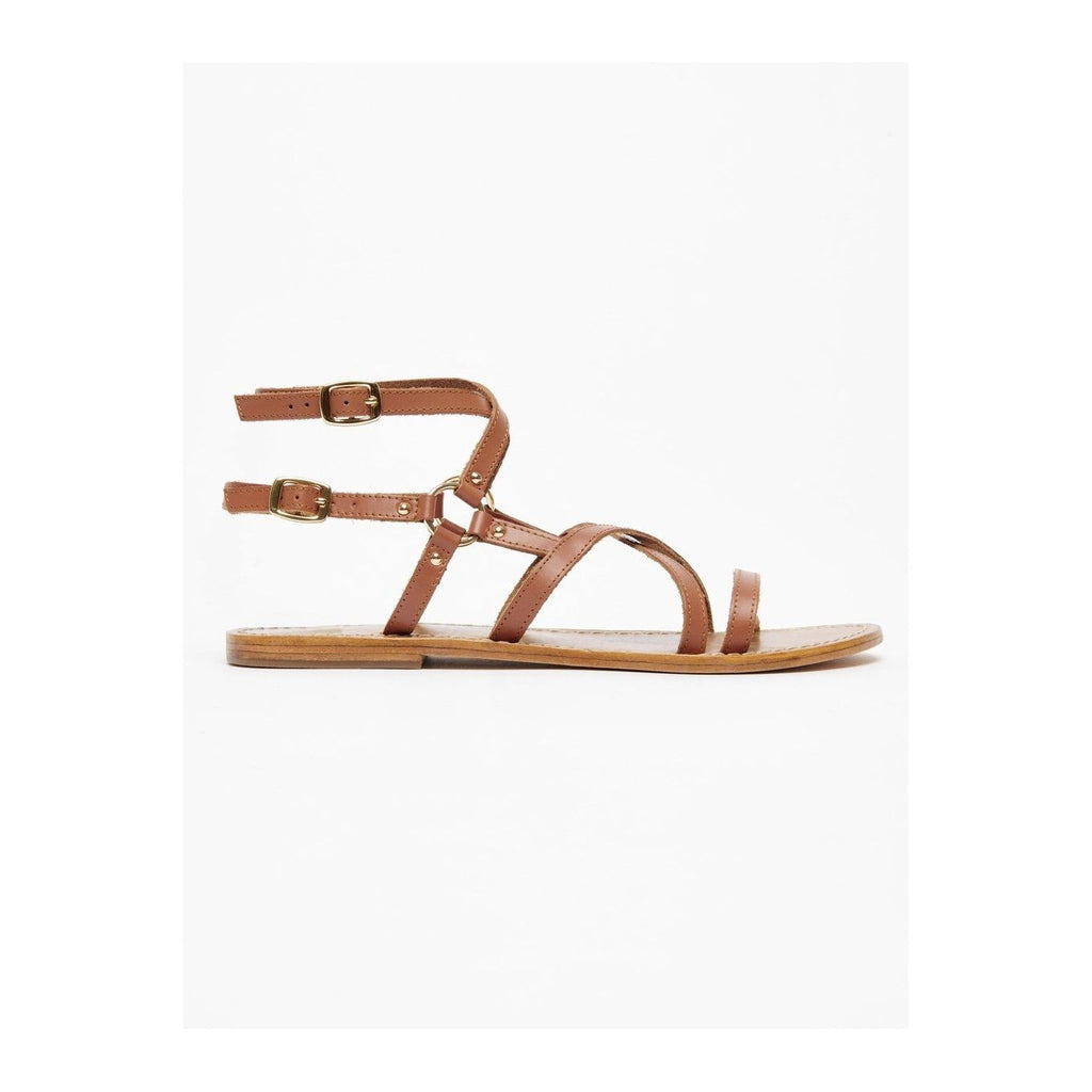 White Sun - Claudina Sandals - Marron Buff - Brown